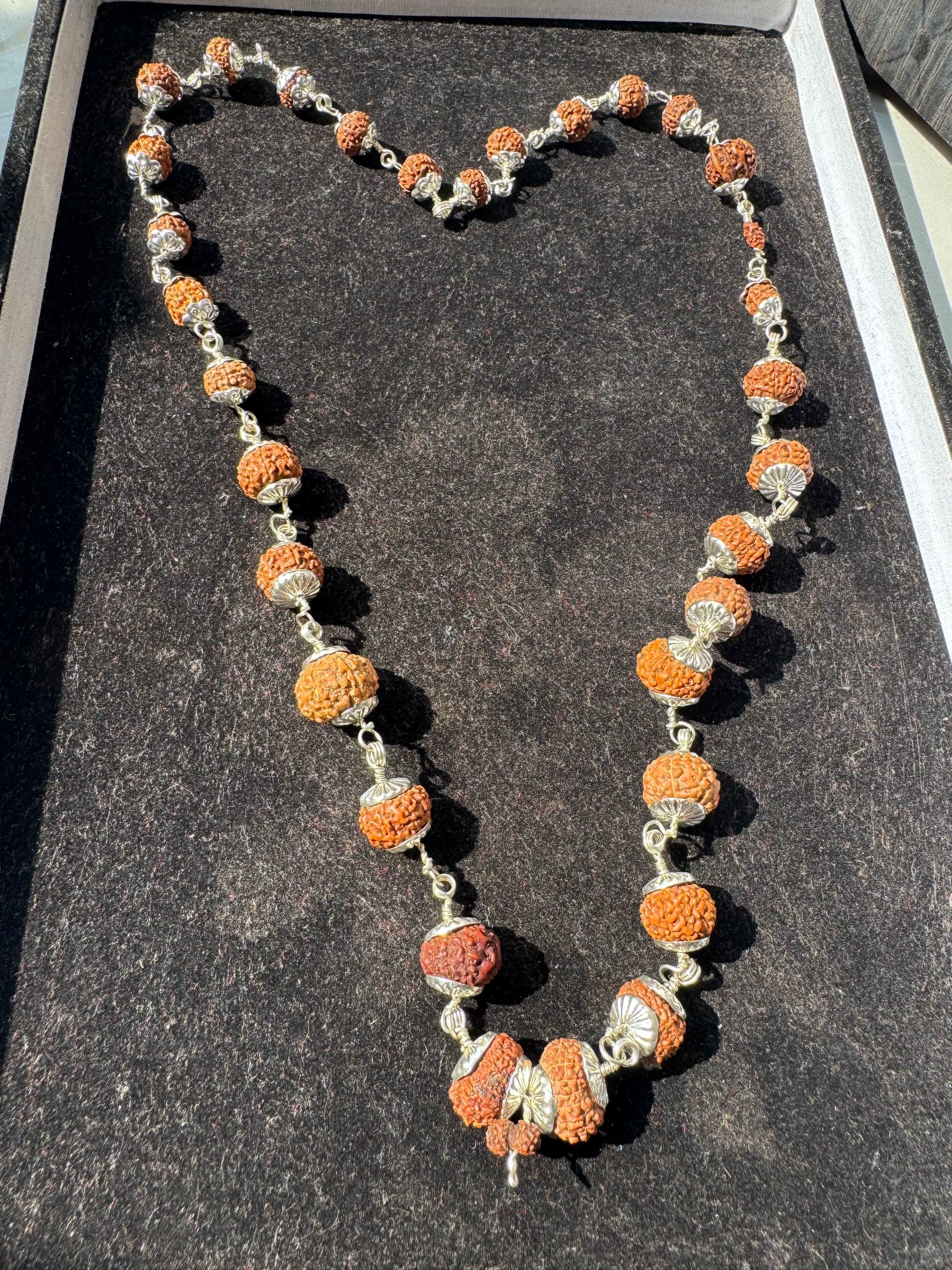 Sarv Shakti 1 to 21 mukhi rudraksha mala (Indrani mala) Indonesian