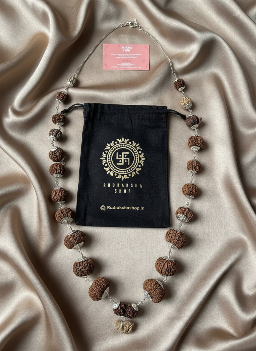 Lab Certified Indra Mala Size: 17-23mm