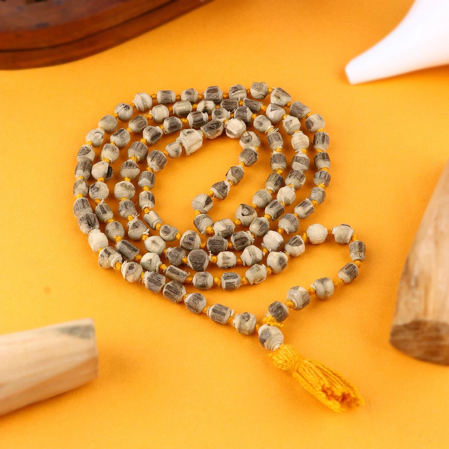 100% Pure Tulsi Kanthi Jap Mala 6mm