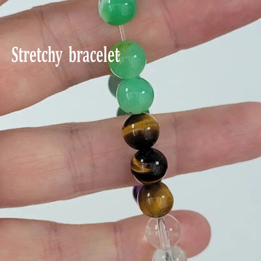 Prosperity Wealth Abundance Bracelet: Aventurine, Citrine & Beaded Crystal Bracelet for Health & Wellness