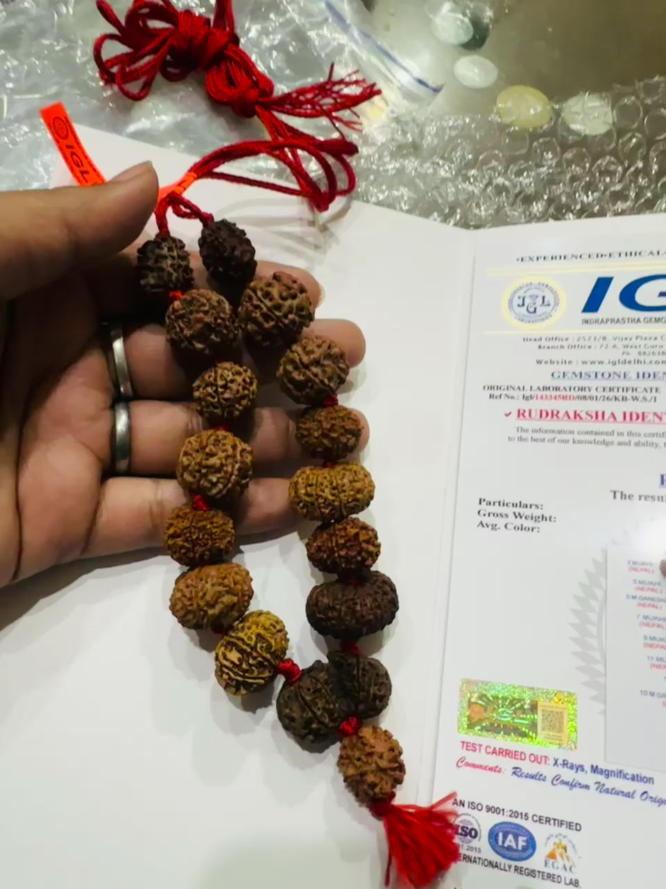 Siddha Mala – IGL Lab Certified (Rare Combination)