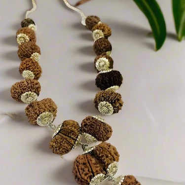 1-14 MUKHI RUDRAKSHA MALA - SIDDHA MALA (NEPALI BEADS)